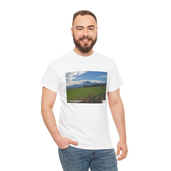 Product Image and Link for Unisex Heavy Cotton Tee:  “Mount Vernon Verdant(tm)” – Blank Sleeves