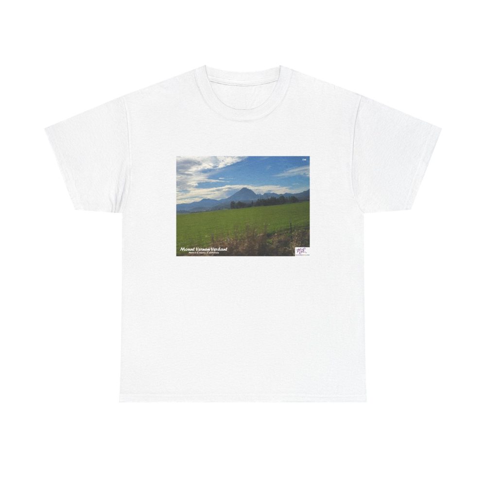 Product Image and Link for Unisex Heavy Cotton Tee: “Mount Vernon Verdant(tm)” – Blank Sleeves