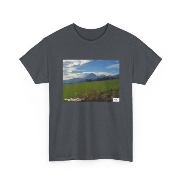 Product Image and Link for Unisex Heavy Cotton Tee:  “Mount Vernon Verdant(tm)” – Blank Sleeves