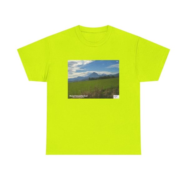Product Image and Link for Unisex Heavy Cotton Tee:  “Mount Vernon Verdant(tm)” – Blank Sleeves