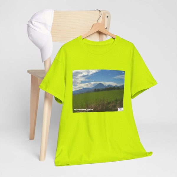 Product Image and Link for Unisex Heavy Cotton Tee:  “Mount Vernon Verdant(tm)” – Blank Sleeves
