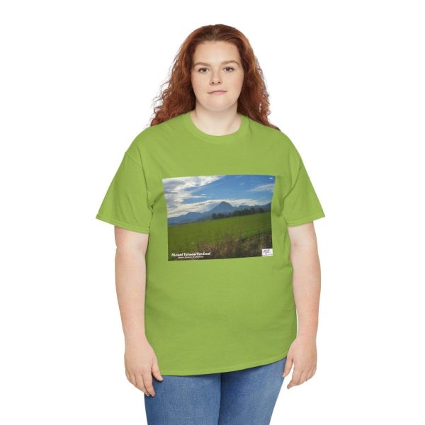 Product Image and Link for Unisex Heavy Cotton Tee:  “Mount Vernon Verdant(tm)” – Blank Sleeves