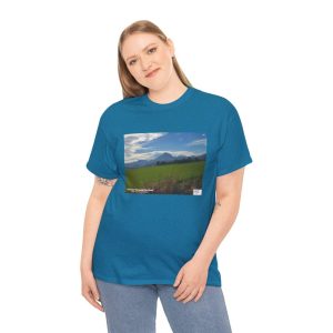 Product Image and Link for Unisex Heavy Cotton Tee:  “Mount Vernon Verdant(tm)” – Blank Sleeves