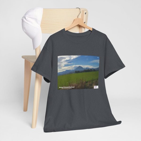 Product Image and Link for Unisex Heavy Cotton Tee:  “Mount Vernon Verdant(tm)” – Blank Sleeves