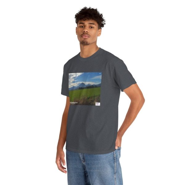 Product Image and Link for Unisex Heavy Cotton Tee:  “Mount Vernon Verdant(tm)” – Blank Sleeves