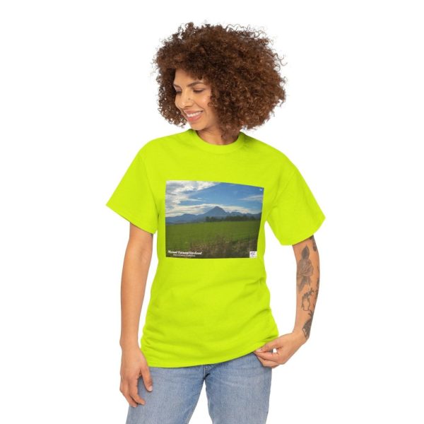 Product Image and Link for Unisex Heavy Cotton Tee:  “Mount Vernon Verdant(tm)” – Blank Sleeves