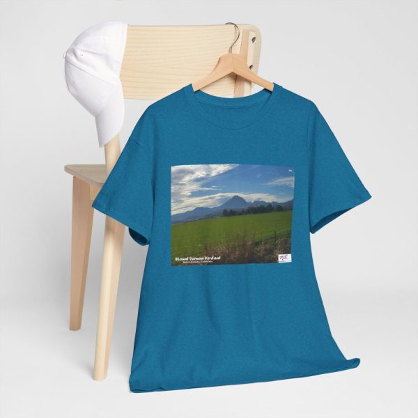 Product Image and Link for Unisex Heavy Cotton Tee:  “Mount Vernon Verdant(tm)” – Blank Sleeves