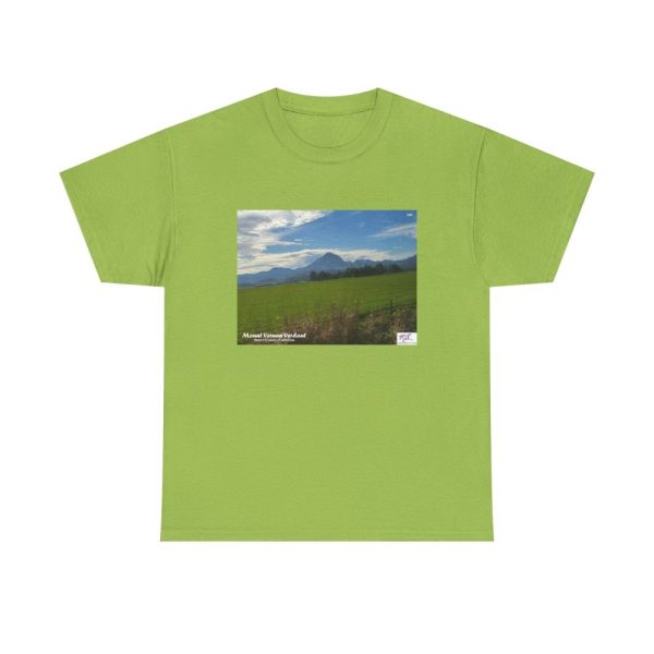 Product Image and Link for Unisex Heavy Cotton Tee:  “Mount Vernon Verdant(tm)” – Blank Sleeves