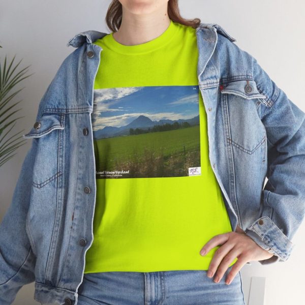 Product Image and Link for Unisex Heavy Cotton Tee:  “Mount Vernon Verdant(tm)” – Blank Sleeves