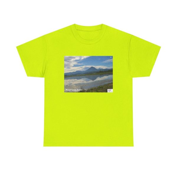 Product Image and Link for Heavy Cotton Tee:  “Mount Vernon Reflect(tm)” – Blank Sleeves
