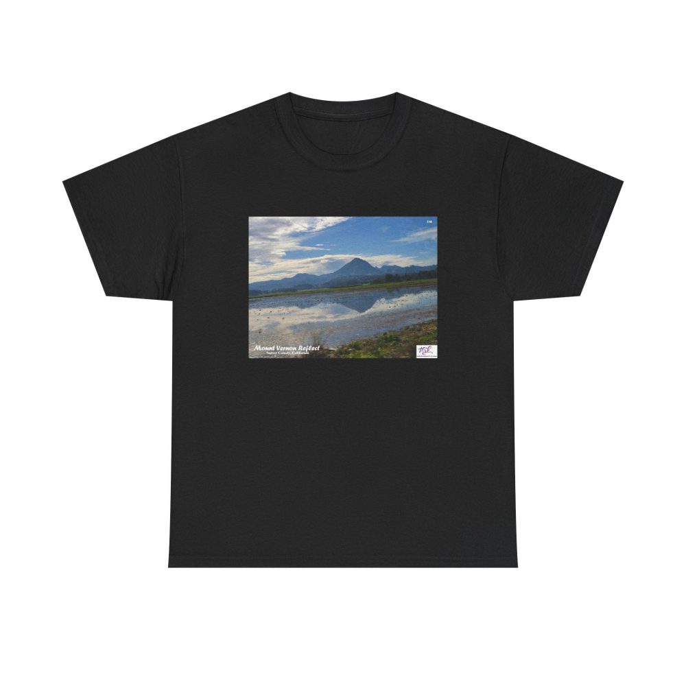 Product Image and Link for Heavy Cotton Tee: “Mount Vernon Reflect(tm)” – Blank Sleeves
