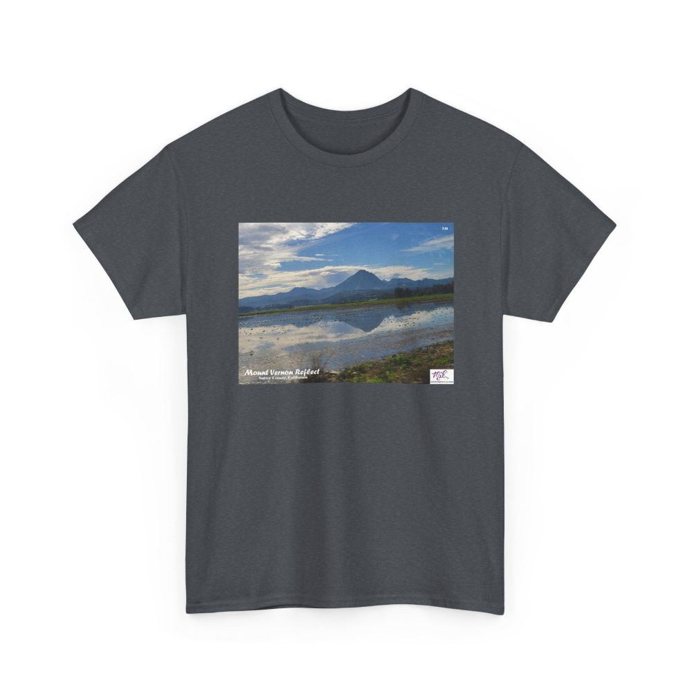 Product Image and Link for Heavy Cotton Tee: “Mount Vernon Reflect(tm)” – Blank Sleeves