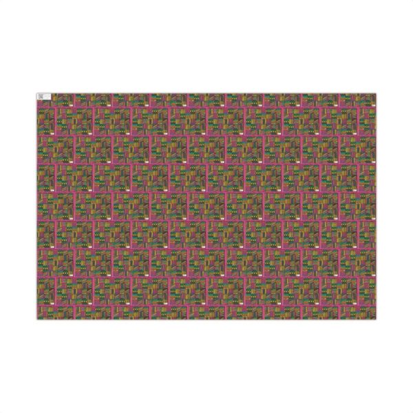 Product Image and Link for Gift Wrap Papers – “Psychedelic Calendar(tm)” – “Garden(tm)” – Small Square – Three Sizes