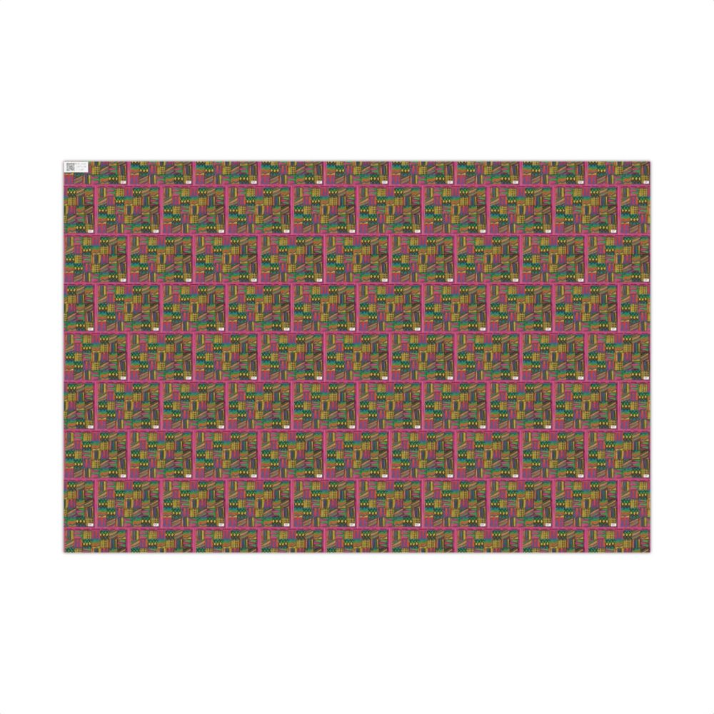 Product Image and Link for Gift Wrap Papers – “Psychedelic Calendar(tm)” – “Garden(tm)” – Small Square – Three Sizes