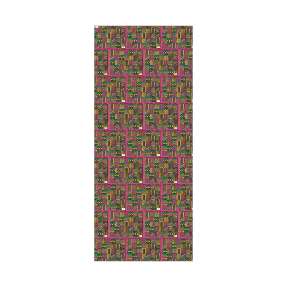 Product Image and Link for Gift Wrap Papers – “Psychedelic Calendar(tm)” – “Garden(tm)” – Small Square – Three Sizes