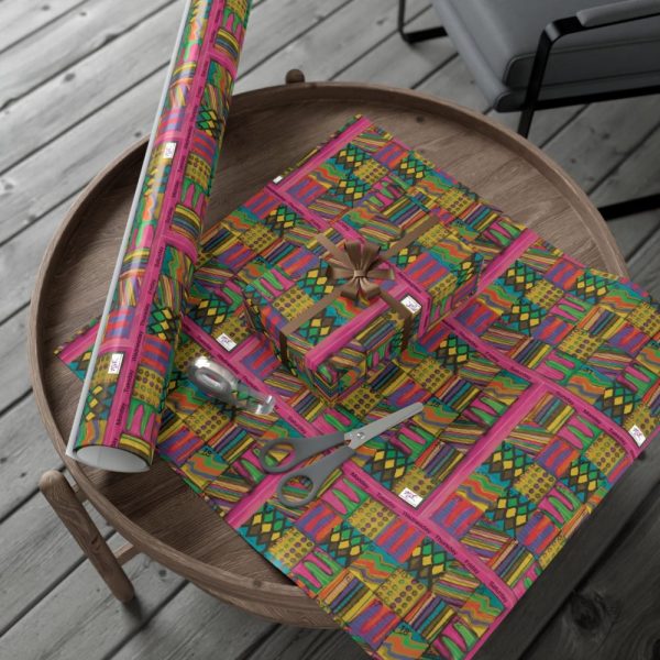 Product Image and Link for Gift Wrap Papers – “Psychedelic Calendar(tm)” – “Garden(tm)” – Small Square – Three Sizes