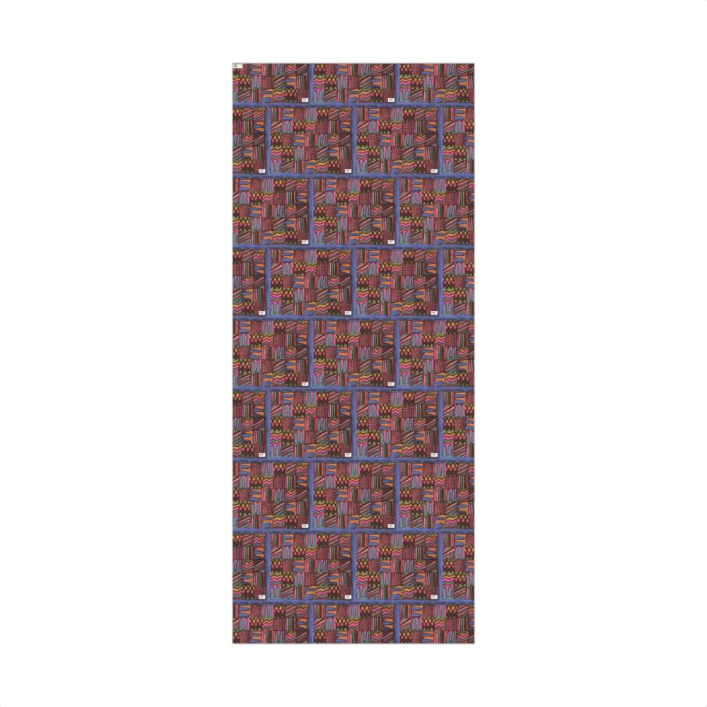 Product Image and Link for Gift Wrap Papers – “Psychedelic Calendar(tm)” – “Muted(tm)” – Small Square – Three Sizes