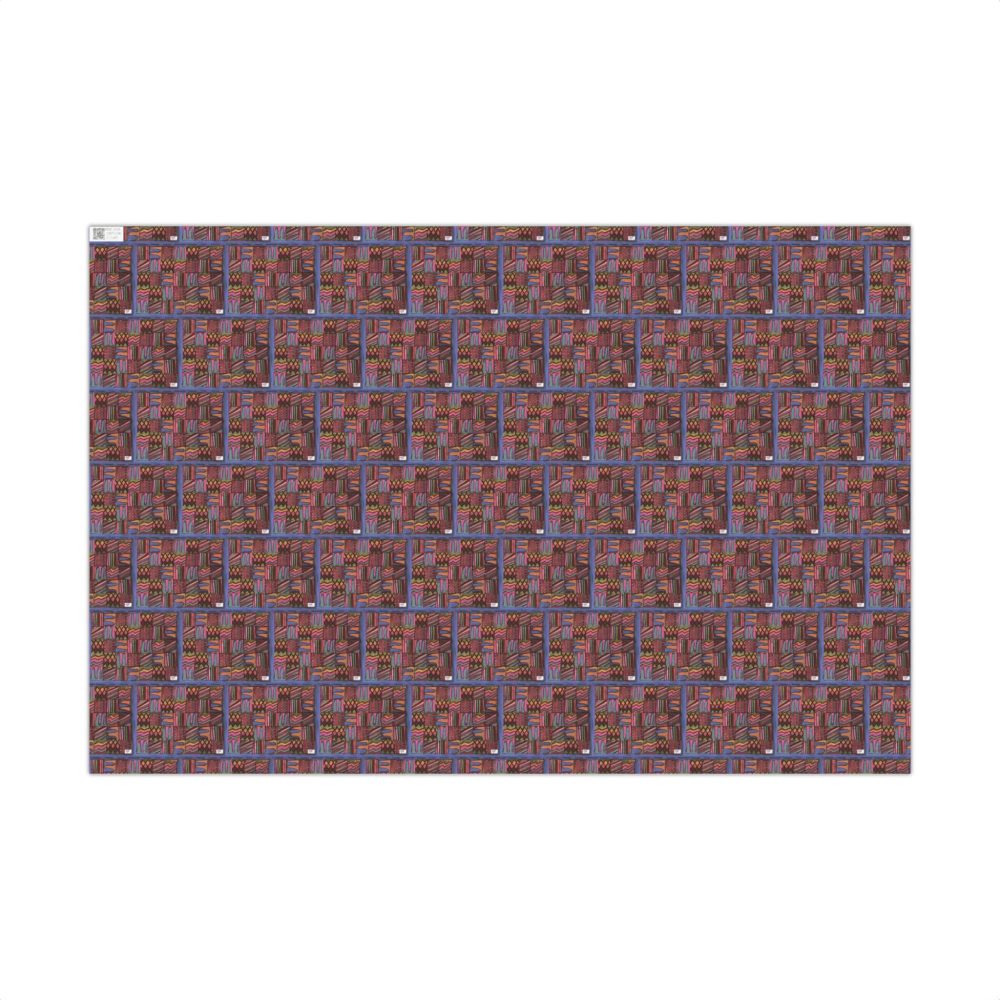 Product Image and Link for Gift Wrap Papers – “Psychedelic Calendar(tm)” – “Muted(tm)” – Small Square – Three Sizes