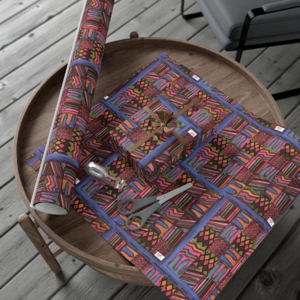 Product Image and Link for Gift Wrap Papers – “Psychedelic Calendar(tm)” – “Muted(tm)” – Small Square – Three Sizes