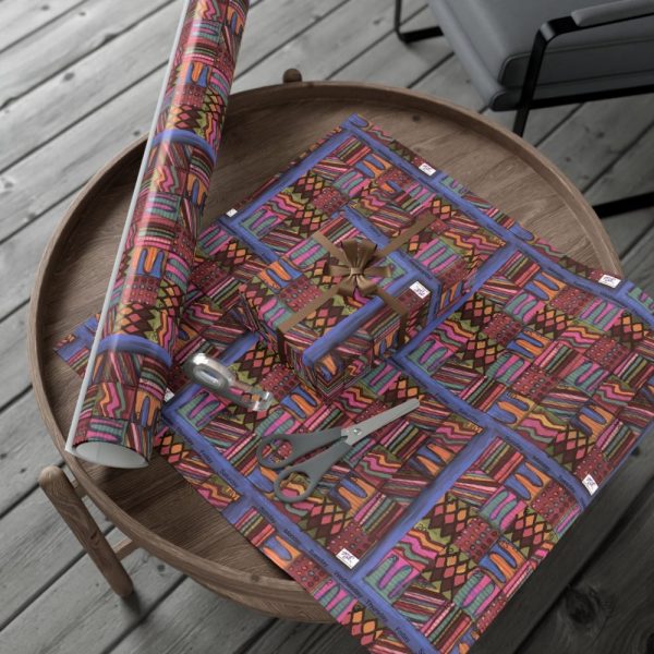 Product Image and Link for Gift Wrap Papers – “Psychedelic Calendar(tm)” – “Muted(tm)” – Small Square – Three Sizes