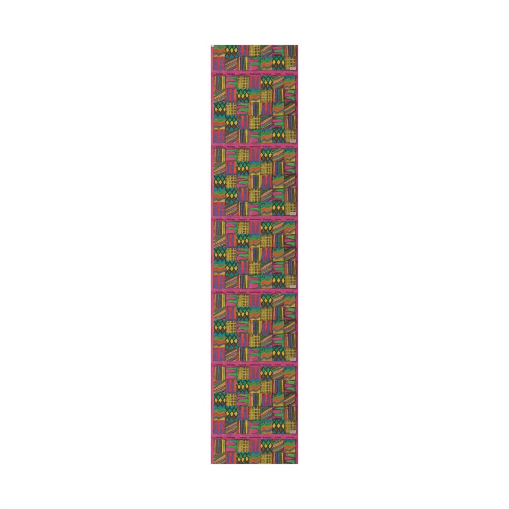 Product Image and Link for Gift Wrap Papers – “Psychedelic Calendar(tm)” – “Garden(tm)” – Large Square – Three Sizes