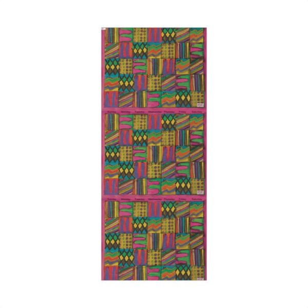 Product Image and Link for Gift Wrap Papers – “Psychedelic Calendar(tm)” – “Garden(tm)” – Large Square – Three Sizes