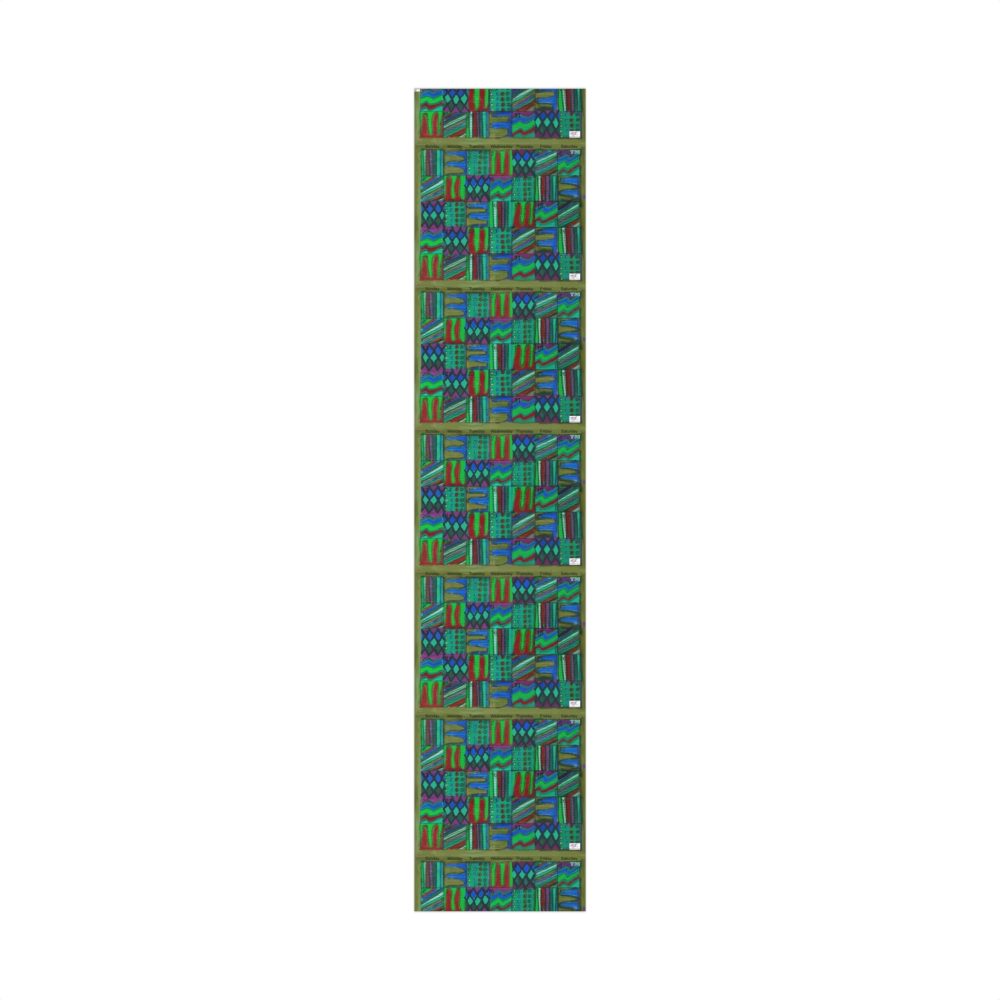 Product Image and Link for Gift Wrap Papers – “Psychedelic Calendar(tm)” – “Chilled(tm)” – Large Square – Three Sizes