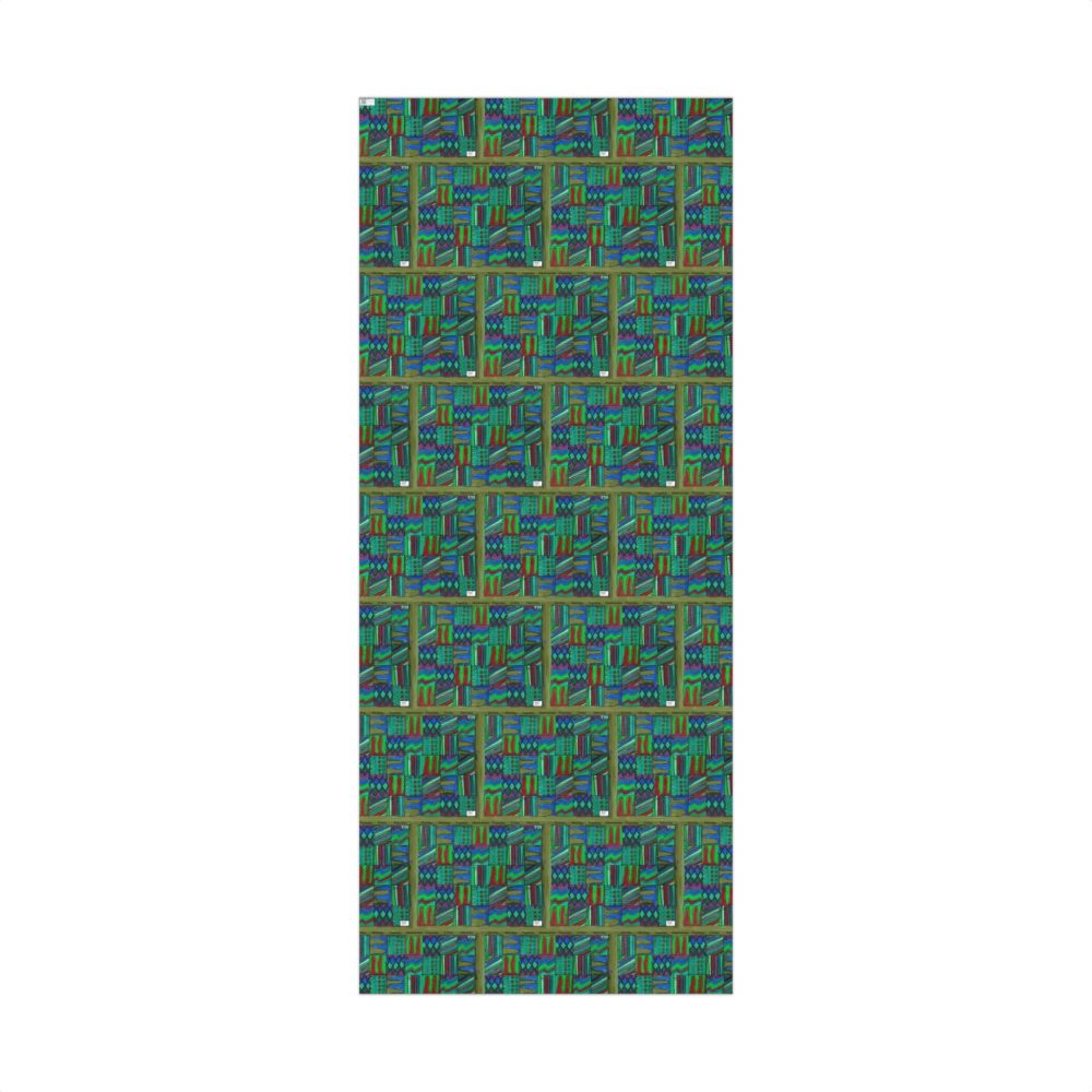 Product Image and Link for Gift Wrap Papers – “Psychedelic Calendar(tm)” – “Chilled(tm)” – Small Square – Three Sizes