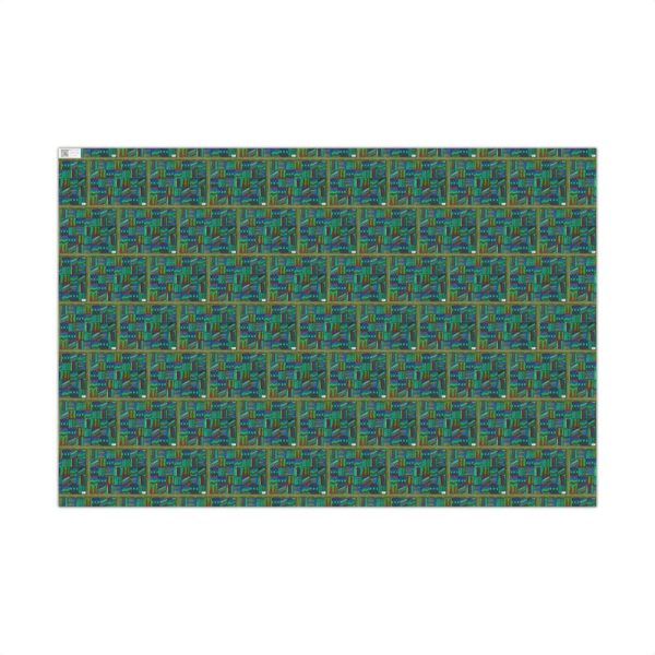 Product Image and Link for Gift Wrap Papers – “Psychedelic Calendar(tm)” – “Chilled(tm)” – Small Square – Three Sizes