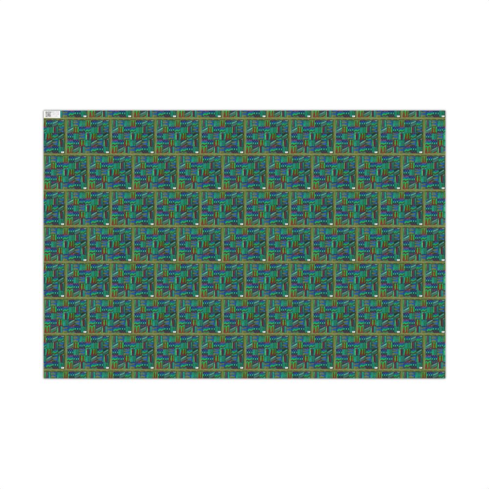 Product Image and Link for Gift Wrap Papers – “Psychedelic Calendar(tm)” – “Chilled(tm)” – Small Square – Three Sizes