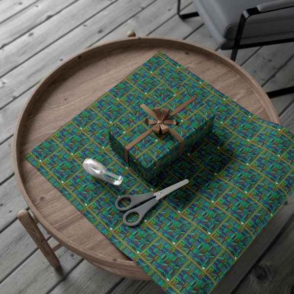 Product Image and Link for Gift Wrap Papers – “Psychedelic Calendar(tm)” – “Chilled(tm)” – Small Square – Three Sizes