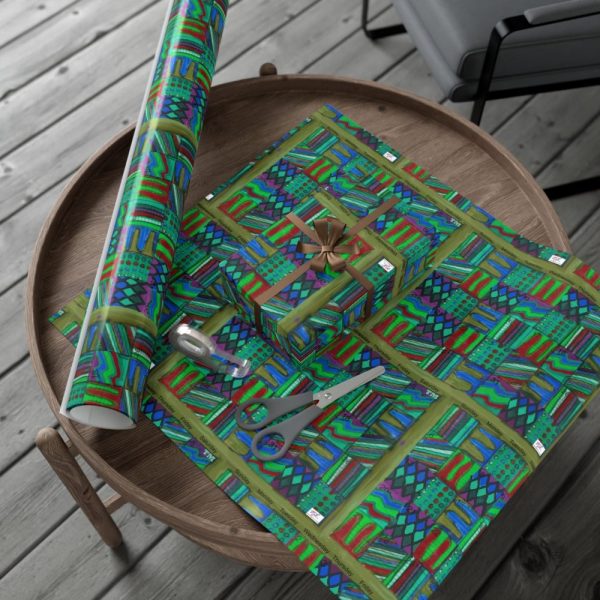 Product Image and Link for Gift Wrap Papers – “Psychedelic Calendar(tm)” – “Chilled(tm)” – Small Square – Three Sizes