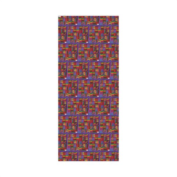 Product Image and Link for Gift Wrap Papers – “Psychedelic Calendar(tm)” – “Vibrant(tm)” – Small Square – Three Sizes