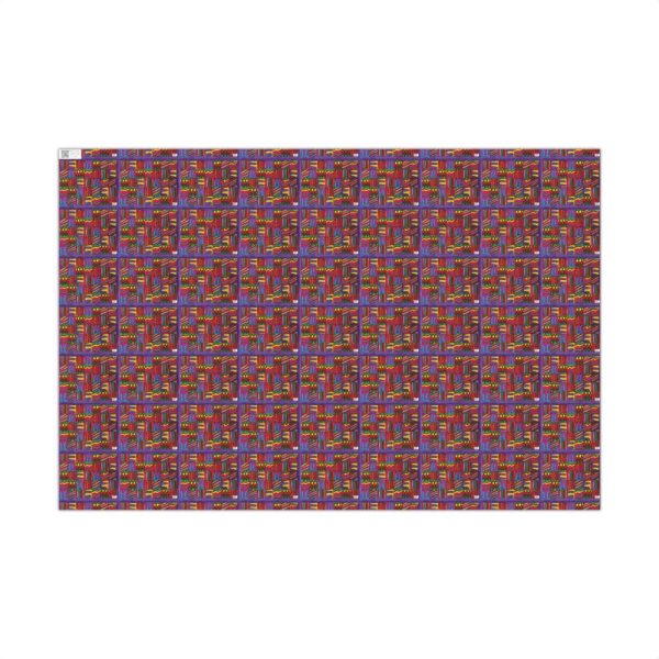 Product Image and Link for Gift Wrap Papers – “Psychedelic Calendar(tm)” – “Vibrant(tm)” – Small Square – Three Sizes