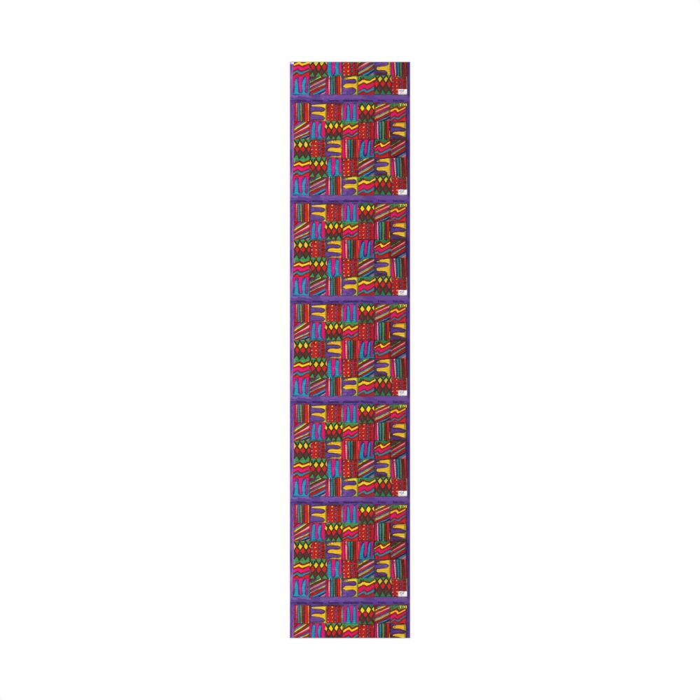 Product Image and Link for Gift Wrap Papers – “Psychedelic Calendar(tm)” – “Vibrant(tm)” – Large Square – Three Sizes