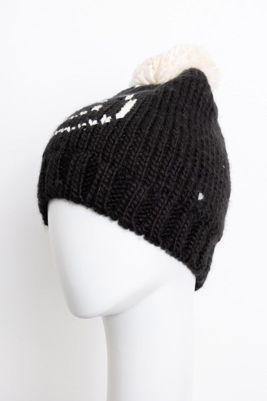 Product Image and Link for Smile Pom Beanie