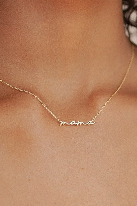 Product Image and Link for Mama necklace 18k stainless steel