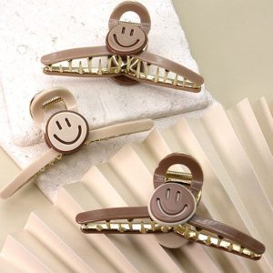 Product Image and Link for Smiley Hair Claw Clips