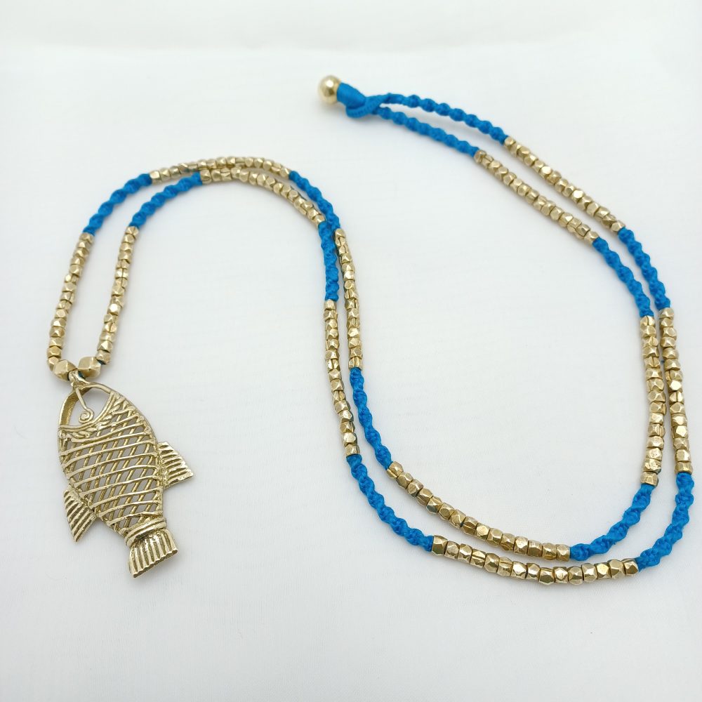 Product Image and Link for Go With The Flow Fish Pendant Necklace