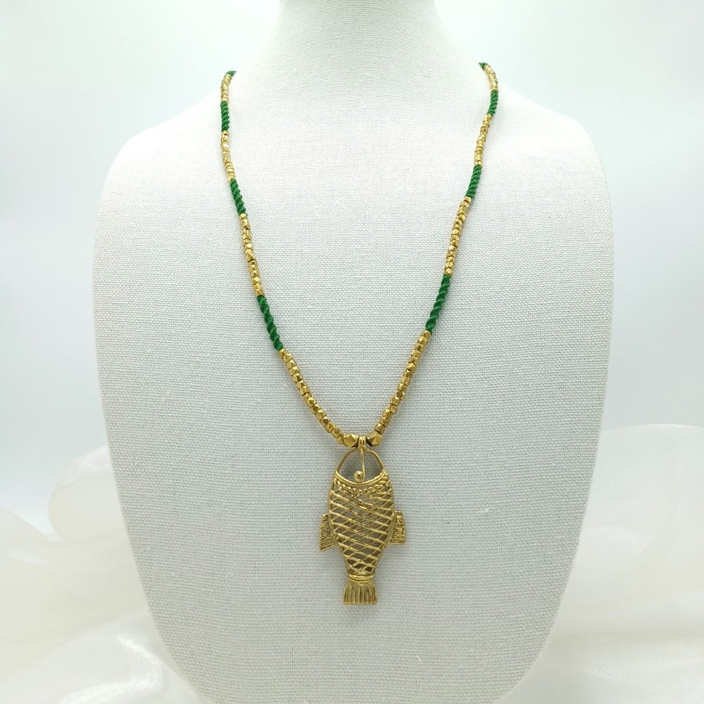 Product Image and Link for Go With The Flow Fish Pendant Necklace