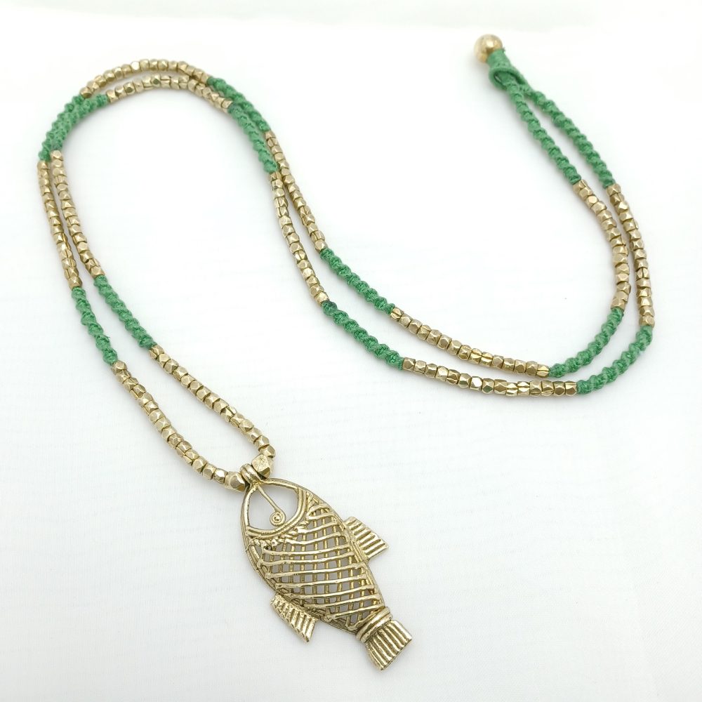 Product Image and Link for Go With The Flow Fish Pendant Necklace