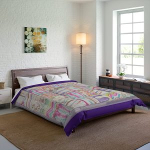 Product Image and Link for Comforter: “Psychedelic Calendar Seeped(tm)” – Four Sizes – Purple