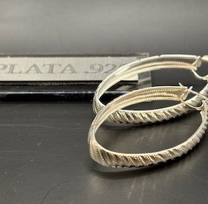 Product Image and Link for Sterling Silver Oval Earrings