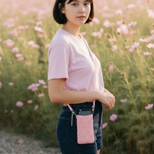 Product Image and Link for MINI PHONE BAG- Light Pink