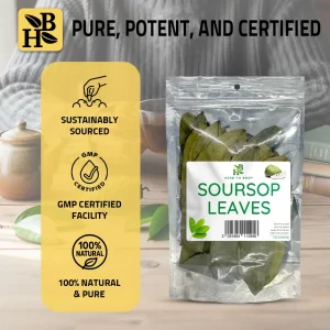 Product Image and Link for Organic Soursop Leaves (50g) — Herbal Wellness Tea