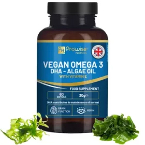 Product Image and Link for Vegan Omega-3 DHA (Algae Oil) — Prowise