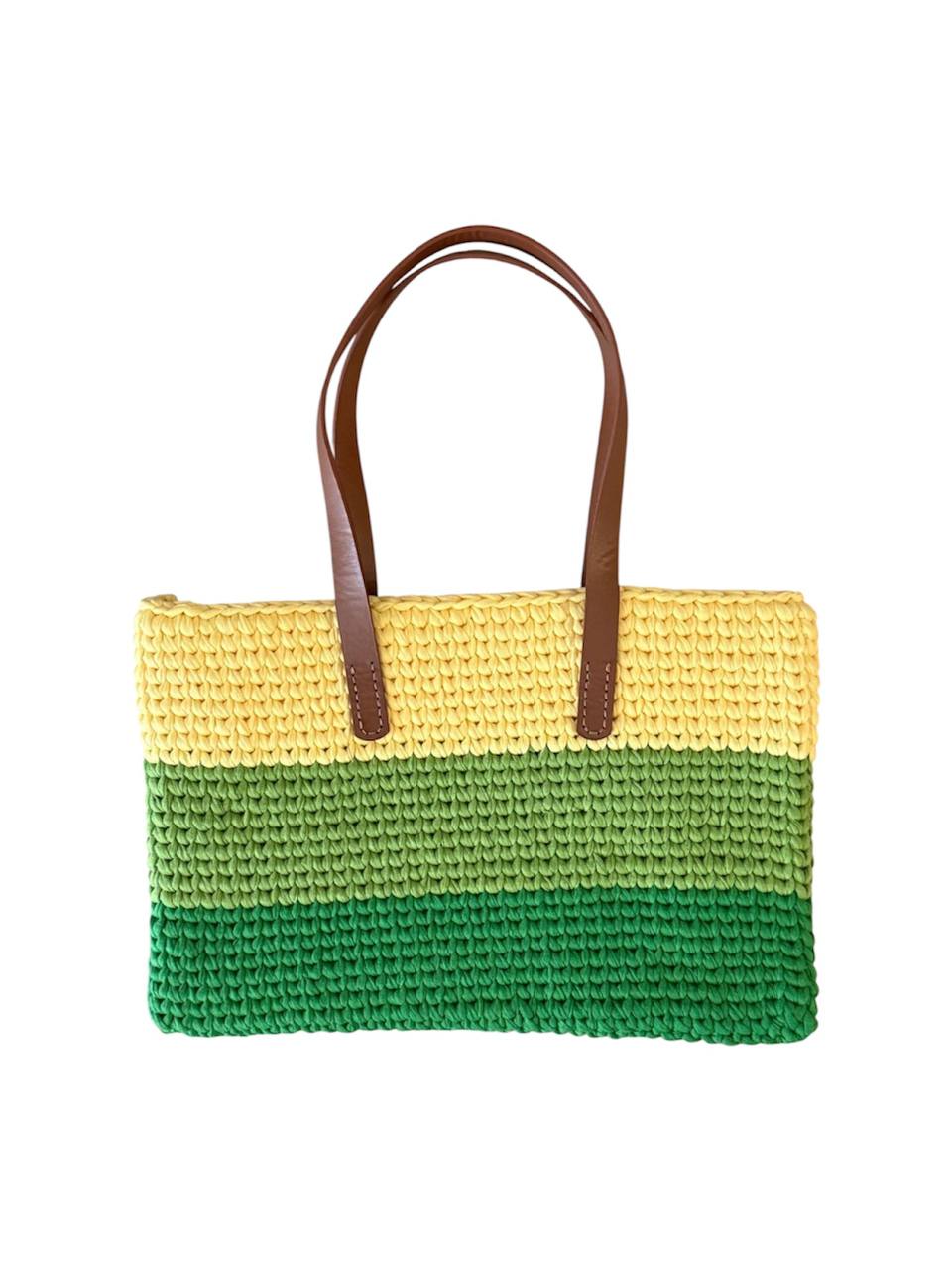 Product Image and Link for Knitted Laptop Bag – Yellow & Greens