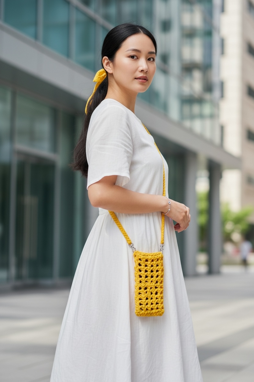Product Image and Link for MINI PHONE BAG – Yellow