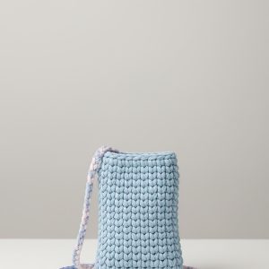 Product Image and Link for MINI PHONE BAG – Light Blue Pastel Pink & Purple