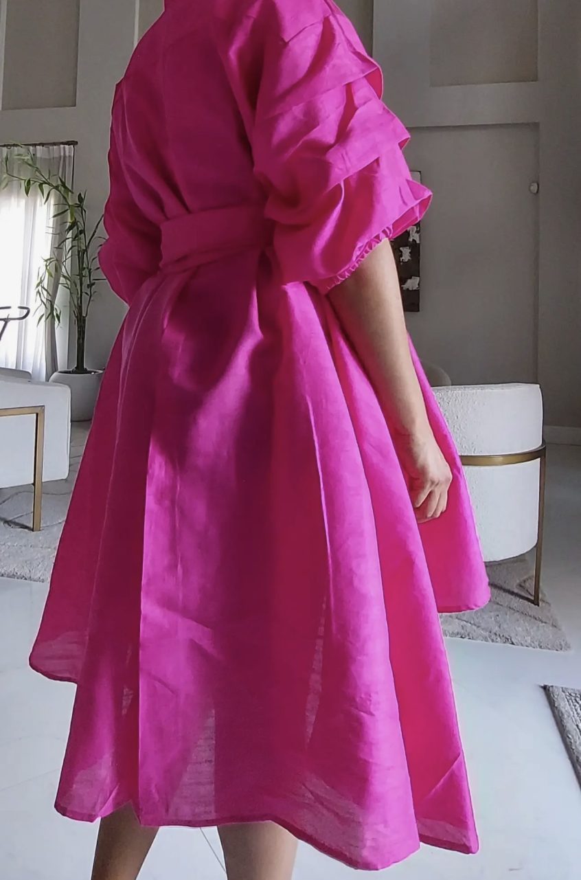 Product Image and Link for collard button down hi/low shirt / dress.